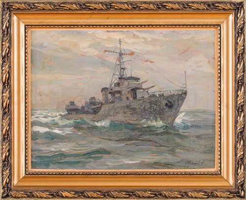Jan Gasiński (1903 Wólka Grodziska - 1967 Gdynia), ORP „Burza”