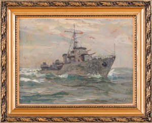 Jan Gasiński (1903 Wólka Grodziska - 1967 Gdynia), ORP „Burza”