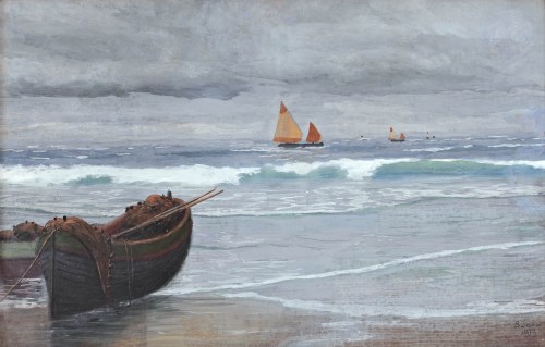 Soter Jaxa-Małachowski (1867 Wolanów - 1952 Kraków), Wybrzeże Morza Czarnego , 1919