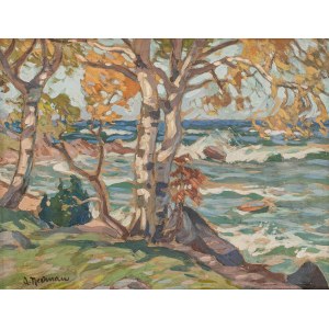 Abraham Neumann (1873, Sierpc – 1942, Kraków), Autumn Seascape