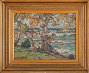 Abraham Neumann (1873 Sierpc - 1942 Kraków), Jesienny pejzaż nadmorski