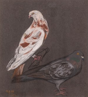Nina Aleksandrowicz (1888 - 1946 Pau/Francja), Gołębie, 1912