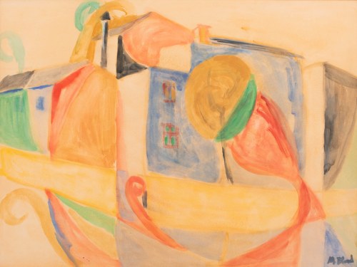 Maurice Blond (1899 Łódź - 1974 Clamart), Pejzaż abstrakcyjny