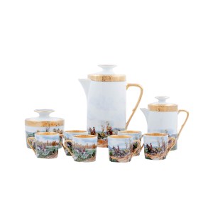 Hunting set, Limoges, 20th century