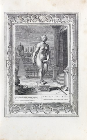 Bernard Picart (1673-1733), Pigmalion zakochany w posągu, który stworzył, z serii: Świątynia muz, wyd. Amsterdam, 1731/1733 r.