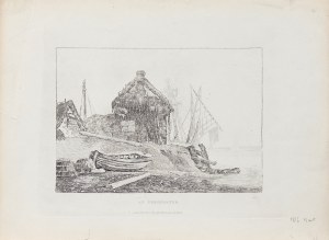 Samuel Prout (1783-1852), Freshwater, Szkice łodzi i krajobrazu nadmorskiego, wyd. Rudolph Ackerman, Londyn, 1816 r.