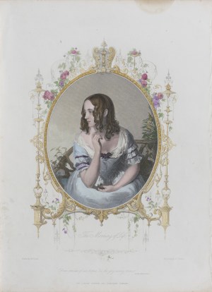 Edward Francis Finden (1791-1857), Poranek życia, z serii: piękności Moore’a, wyd. Londyn/Anglia, 1853 r.