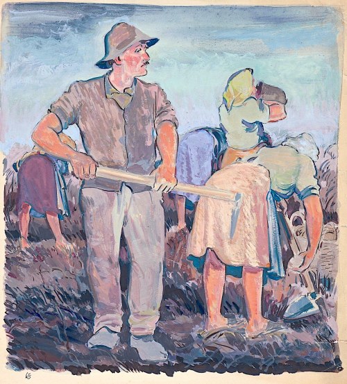 Wacław Siemiątkowski (1896-1977), Kopanie ziemniaków,