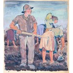 Wacław Siemiątkowski (1896-1977), Kopanie ziemniaków,