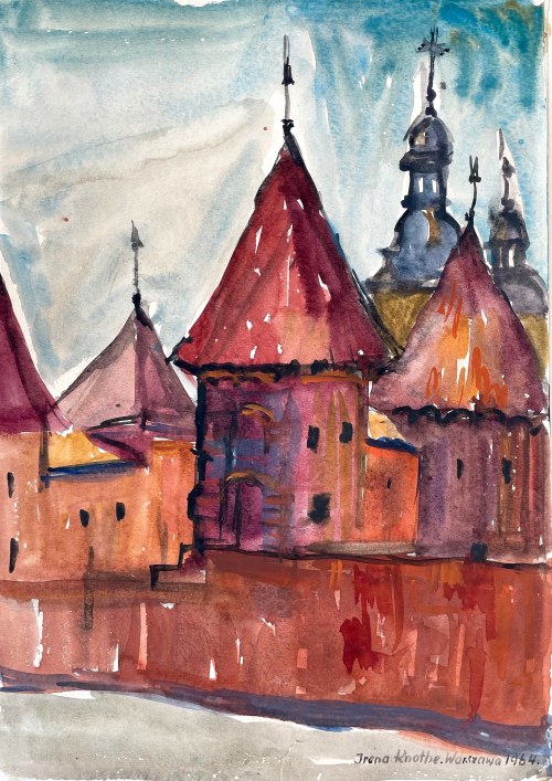 Irena Knothe (1904-1986), Warszawa - Stare Miasto, 1964 r.
