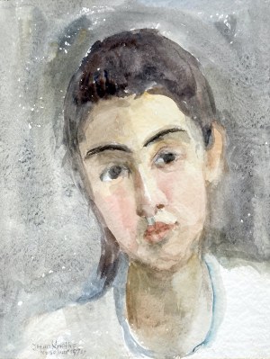 Irena Knothe (1904-1986), Portret młodej Bułgarki, 1971 r.