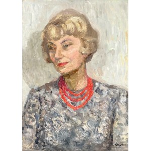 Irena Knothe (1904-1986), Czerwone korale, ok. 1960 r.