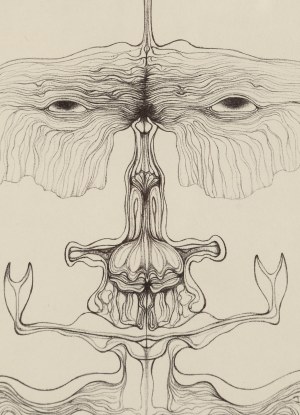 Zdzisław Beksiński (1929 Sanok - 2005 Warszawa), Bez tytułu, 1965
