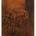Zdzisław Beksiński (1929, Sanok – 2005, Warsaw), Animal Figures, 1967