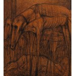 Zdzisław Beksiński (1929, Sanok – 2005, Warsaw), Animal Figures, 1967
