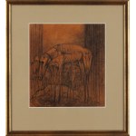 Zdzisław Beksiński (1929 Sanok - 2005 Varsavia), Figure animali, 1967