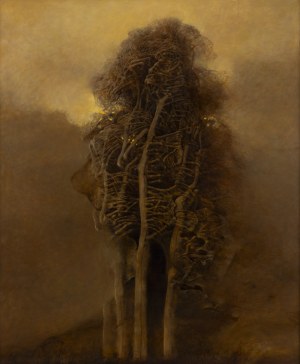 Zdzisław Beksiński (1929 Sanok - 2005 Warszawa), Bez tytułu (IH), 1991