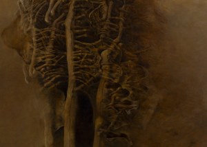 Zdzisław Beksiński (1929 Sanok - 2005 Warszawa), Bez tytułu (IH), 1991