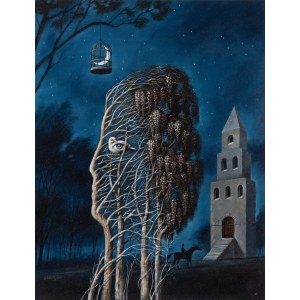 Rafał Olbiński (b. 1943, Kielce), Wisteria, 1995/2010