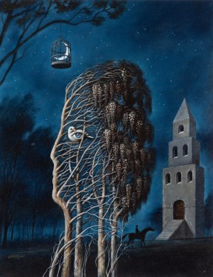 Rafał Olbiński (ur. 1943, Kielce), Glicynia, 1995/2010