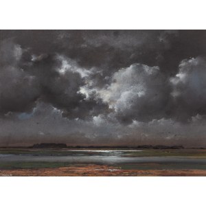 Marian Michalik (1947, Zabrze – 1997, Częstochowa), Landscape, 1987