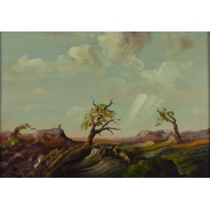 Henryk Kozakiewicz (1936 - 1985), Paysage, 1ère moitié du XXe siècle.