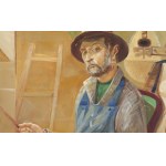 Allan Rzepka (b. 1940, Kraków), Self-Portrait in the Studio, 1999