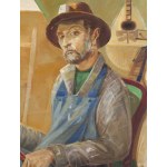 Allan Rzepka (b. 1940, Kraków), Self-Portrait in the Studio, 1999