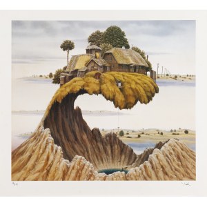 Jacek Yerka (born 1952, Toruń), Please Don't Slam the Door