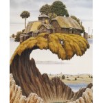 Jacek Yerka (born 1952, Toruń), Please Don't Slam the Door