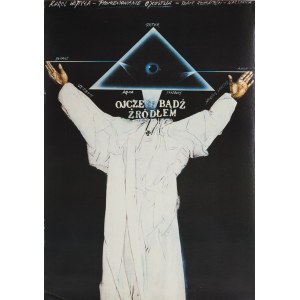 Andrzej Pągowski (b. 1953, Warsaw), Poster for Karol Wojtyła's play *The Radiance of Fatherhood*, Rozmaitości Theater in Warsaw, 1983