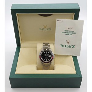 Watches - ROLEX - GMT Master II - Reference 16700. Serial No. U...