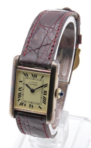 Watches - CARTIER - Tank vermeil, lady - Referenza 3 085112....