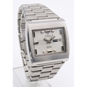 Watches - PIERCE - Day Date - Automatic movement. Silver dial...