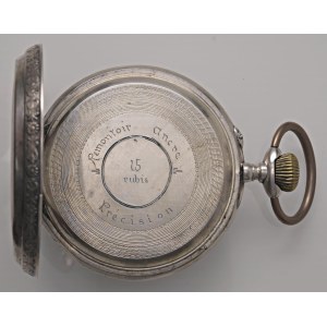 Watches - POCKET WATCH - Precision - Silver case with a dial...