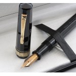 Collectible Pens - OMAS - Fountain Pen - Gentleman. Barrel and cap...