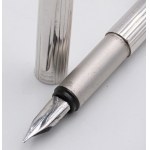 Collectible Pens - MONTBLANC - Fountain Pen - Slim Line Stainless Steel...