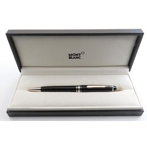Collectible Pens - MONTBLANC - Ballpoint Pen - Pix. Black resin barrel...