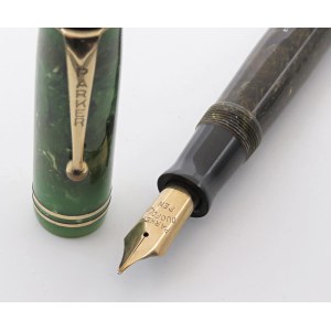 Collectible Pens - PARKER - Penna stilografica - Duofold. Corpo in ce...