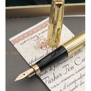 Collectible Pens - PARKER - Fountain Pen and Mechanical Pencil - Model 75....