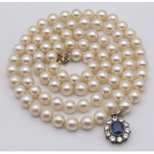 Jewellery - Collana di perle coltivate con chiusura in oro gia...