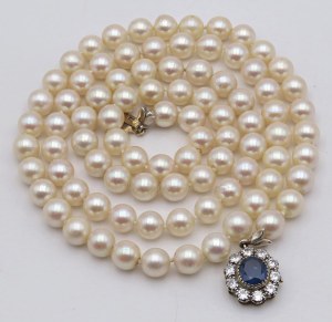Jewellery - Collana di perle coltivate con chiusura in oro gia...