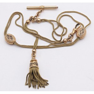 Jewellery - Bracciale in oro giallo composto da catenina ed el...