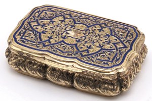 Objects - Tabacchiera, probabilmente dell'Ottocento, in oro ...
