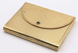 Objects - Portacipria con apertura a scatola, in oro 78 x 62...
