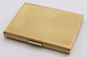 Objects - Portasigarette in oro 79 x 64 x 8 mm - g 110 - Mar...