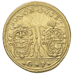 Italské mincovny – Bologna – Pius VI. (1775–1779) Doppia 1792 – D/ PIVS...