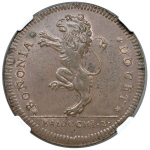 Italian Mints - Bologna - Pio VI (1775-1799) 2 Baiocchi 1795 - D/ ...