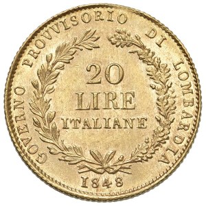 Italian Mints - Milan - Provisional Government of Lombardy (1848) 2...