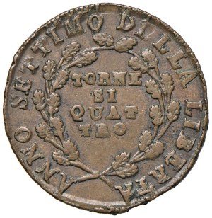 Italian Mints - Napoli - Repubblica napoletana (1799) 4 Tornesi 17...